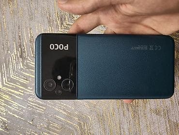 iphone 14 pro max replika: Poco M5, 128 GB, rəng - Yaşıl, Face ID — 1