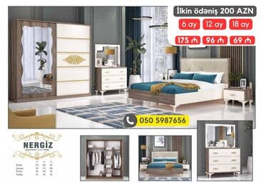 avanqart: İkinəfərlik çarpayı, 2 tumba, Dolab, Termo, Azərbaycan, Yeni — 21