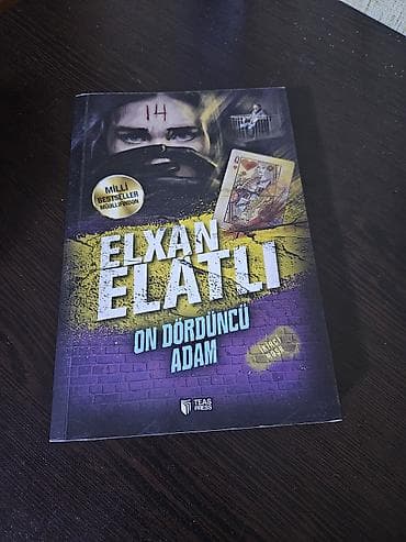 Художественная литература: Elxan Elatlı – 3 kitab. her birinin qiymeti 6 man. elmler — 3