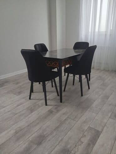 Masa və oturacaq dəstləri: Mətbəx üçün, Yeni, Açılan, Dördbucaq masa, 4 stul — 3