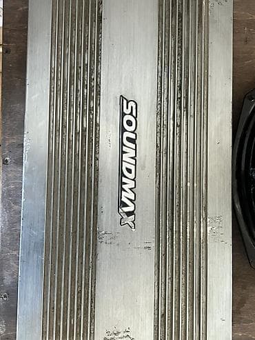 sobalı kamp çadırı: Soundmax avtomobil gücləndiricisi - Alüminium korpuslu, yüksək — 1