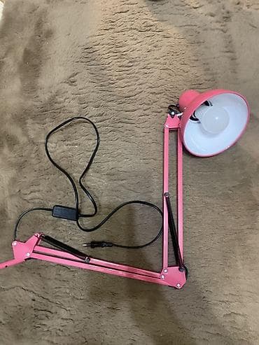 stolustu lampa: Masaüstü tənzimlənən işıqlandırma lampası - Rəng: çəhrayı - Mexanizm — 1