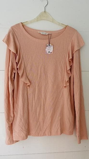 Верхняя одежда: Brend: Amici Model: Uzunqol qadın bluzası - Rəng: Açıq şaftalı — 2