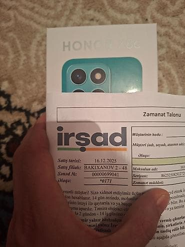 xiaomi redmi note 8 pro satilir: Honor X8c, 128 GB, rəng - Ağ, Face ID — 1