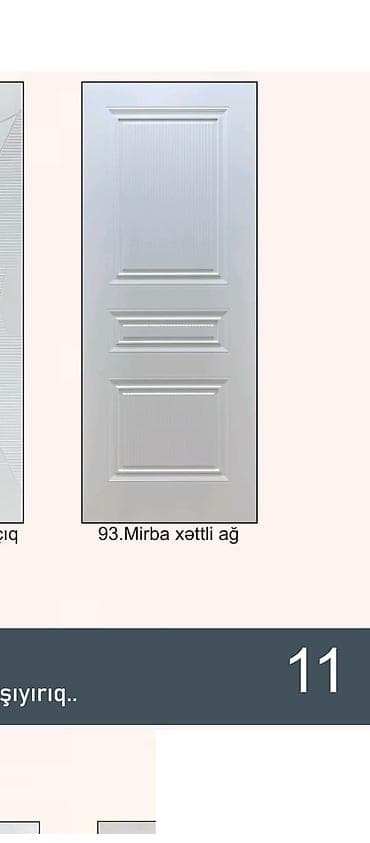 otaq qap: Məhsul: Otaq qapıları (daxili istifadə üçün) Təsvir: - Klassik və — 2