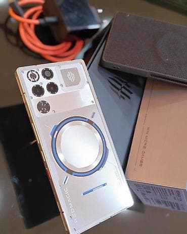 iphone 12 adapter: ZTE Nubia Red Magic, 512 GB, rəng - Gümüşü, Barmaq izi, Face ID — 4