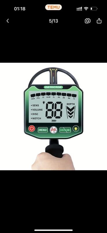 qizil axtaran detektor: Endirim Высокоточный металлоискатель для взрослых - Регулируемые — 6