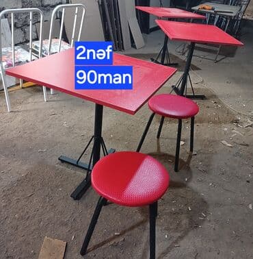 bar oturacaqi: Bar masası, Yeni, Açılmayan, Laminat, Kvadrat masa — 3