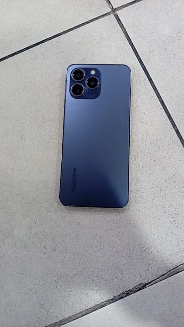 printer telefon: Blackview smartfon - Rəng: tünd mavi - Korpus: küncləri yumru, arxa — 2