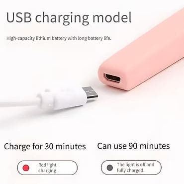 Portativ dırnaq dremeli – USB ilə şarj olunan, tənzimlənən sürətli — 2