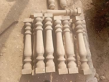32 armatur: Dekorativ beton balyustrlar (balyustrad sütunları) - Material: Döküm — 1