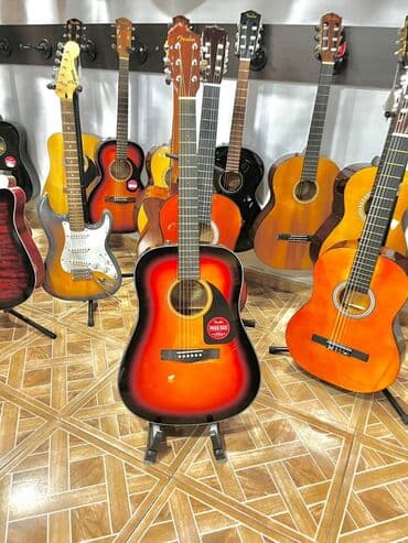 Akustik gitara, Fender, 6 sim, Yeni, Pulsuz çatdırılma