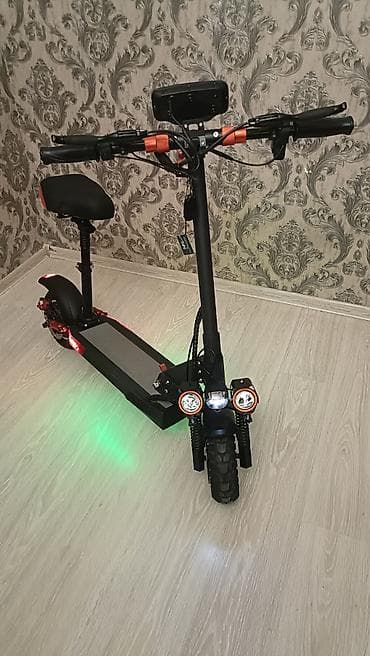samkat: Elektrikli skuter – Toba - Güclü ön ikiqat LED fənərlər və arxa STOP — 6