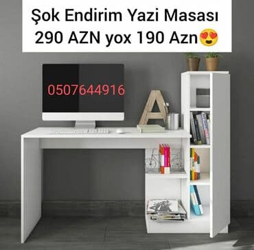 bahar qizi: Oğlan və qız üçün, Yeni, Siyirməli, Yazı masası, Stulsuz — 3