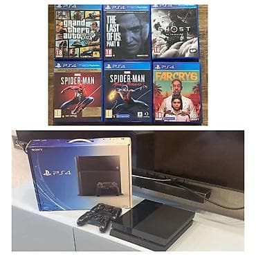 plesteyşn: Qiymət 450azn. Playstation 4 . Ustune oyunlar verilir. Ünvan Nəsimi — 1