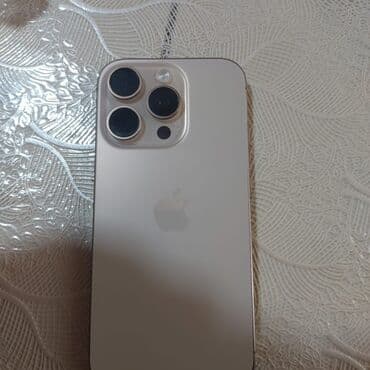 kohne komputerlerin alisi: IPhone 16 Pro, 128 GB, Desert Titanium, Zəmanət, Barmaq izi, Face ID — 1