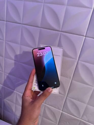 iphone x pro: IPhone 15 Pro Max, Gümüşü, Face ID, Sənədlərlə — 1