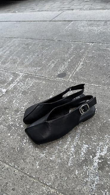 Boldini qadın ayaqqabısı – kəmərli slingback balet/pumps - Dizayn: Ucu — 5