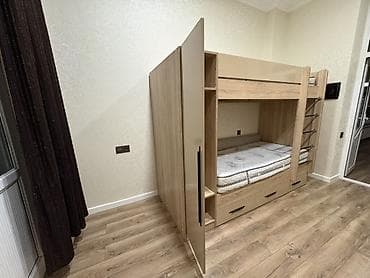 iki mertebeli kravatlar ucuz: Oğlan və qız üçün, Çarpayı, Matras ilə, Siyirməli, Laminat — 2