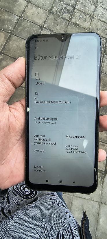 xiao: Redmi 9, 64 GB, rəng - Boz, Barmaq izi — 4