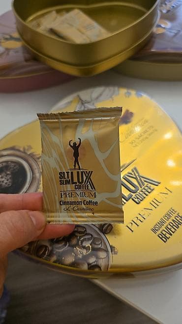 s herfi tortu: SLT Slim Lux Coffee Premium – darçınlı, L‑karnitinli instant qəhvə — 1