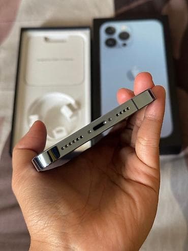 iphone telefonları: IPhone 13 Pro, 128 GB, Sierra Blue, Face ID — 5