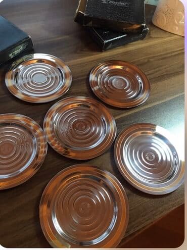 Kasalar: Kasalar, 6 ədədli dəst, Metal, İtaliya — 4