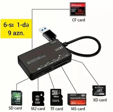 kamera dəsti: Çoxfunksiyalı USB-C OTG KART OXUYUCU ADAPTERİ. SD və TF kartları — 3