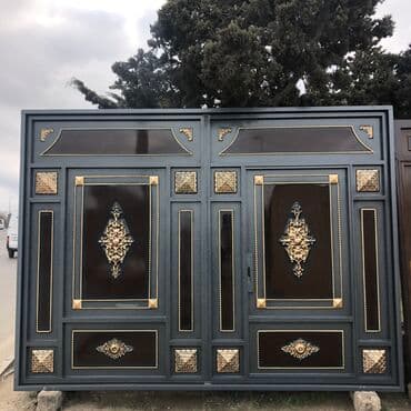 darvazalar satilir: Eni-3.50 Hündürlük-2.60 Çerçive -8lik ŞvellerProfil — 2