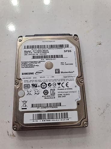 Skanerlər: Daxili Sərt disk (HDD) Samsung, 1 TB, 5400 RPM, 2.5", İşlənmiş — 1
