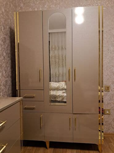 divara yigilan dolablar: Qarderob, paltar dolabı — 1