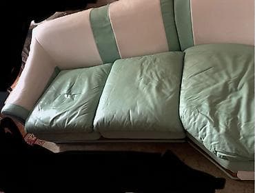 real boya: Künc divan, Açılmayan, Bazasız, Dəri, Çatdırılma yoxdur — 4