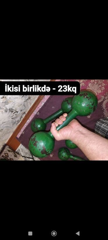 Maskalar, eynəklər: Dəmir Qantellər, Çəki: 53 kq, İşlənmiş — 3