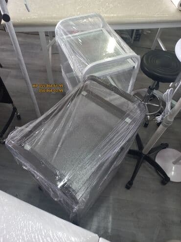 şlanqların satışı: ➡️Etajerkalar şüşəli,ağ və qara rənglərdə. Bir başa sexdən satış ən — 3