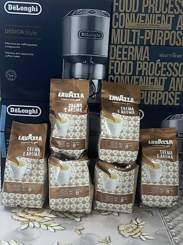 Lavazza kofeleri - De’Longhi Dedica Style espresso və kapuçino qəhvə — 1