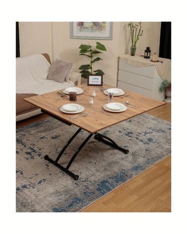 elektrostatik: Qonaq masası, Yeni, Transformer, Laminat, Dördbucaq masa — 3