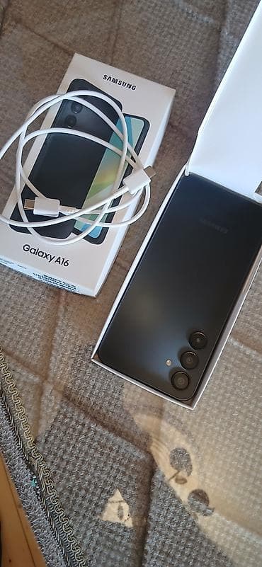 Samsung Galaxy A16, rəng - Qara, Barmaq izi
