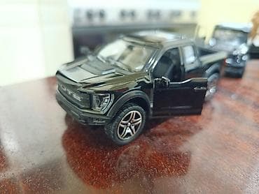 Спорт и хобби: Metal oyuncaq pikap maşın (qara rəng) - Korpus: metal die-cast — 2