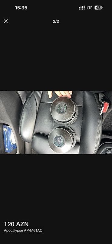 Videoreqistratorlar: Apocalypse AP-M61AC – avtomobil üçün midrange dinamiklər (cüt) - — 1