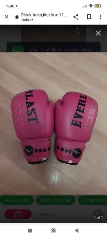 Maskalar, eynəklər: Boks əlcəyi,təzə,10-12 yaşa — 2