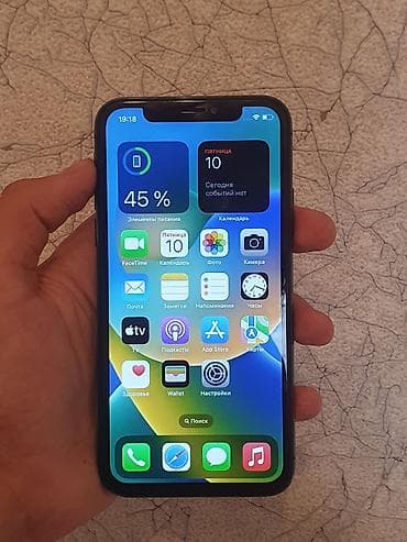 iphone 56: IPhone X, 64 GB, Qara, Simsiz şarj — 2