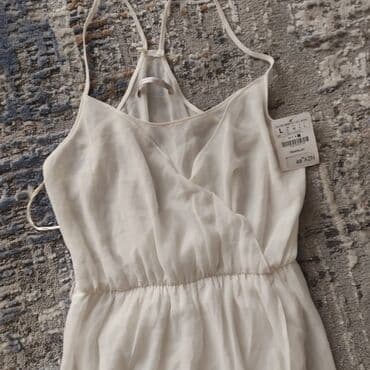 буквы из пенопласта на свадьбу: Zara sarafan ağ rəngli Yeni etiketi ile — 4