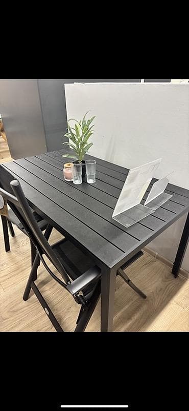 Kompüter masası, Açılmayan, Metal, Dördbucaq masa