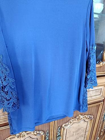 Alfredo Pauly brendinə məxsus qadın bluz/tunika. - Rəng: tünd göy — 1