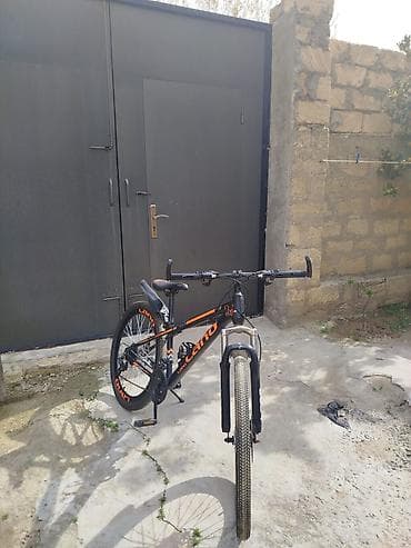 mount blade: LANO MTB velosiped - Çərçivə: LANO alüminium/çalarlı qara-narıncı — 4