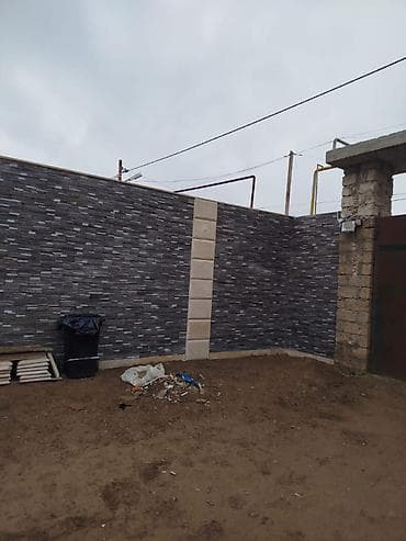 Dekorativ həyət divarı üçün üzlük daş və panellər - Material