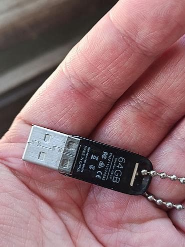 4bg ram: Flash kart Sandisk, 64 GB, USB 3.0, İşlənmiş — 2