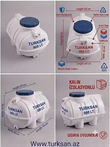sure su: Türksan su çənləri – müxtəlif həcm və ölçülərdə yüksək keyfiyyətli — 3