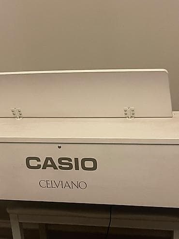 dj controller az: CASIO CELVIANO rəqəmsal pianino – ağ korpuslu ev və səhnə üçün ideal — 3