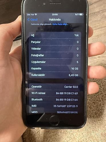 aifon 6 s: IPhone 6s, 16 GB, Space Gray, Barmaq izi — 8